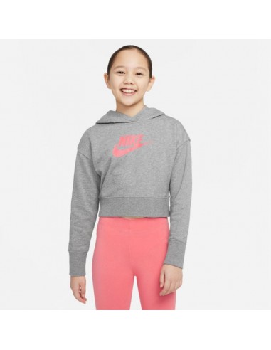 Nike Î Î±Î¹Î´Î¹ÎºÏŒ Î¦Î¿ÏÏ„ÎµÏ Cropped Î¼Îµ ÎšÎ¿Ï…ÎºÎ¿ÏÎ»Î± Î“ÎºÏÎ¹ DC7210-092